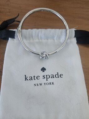 kate spade Silver Knot Bangle Bracelet